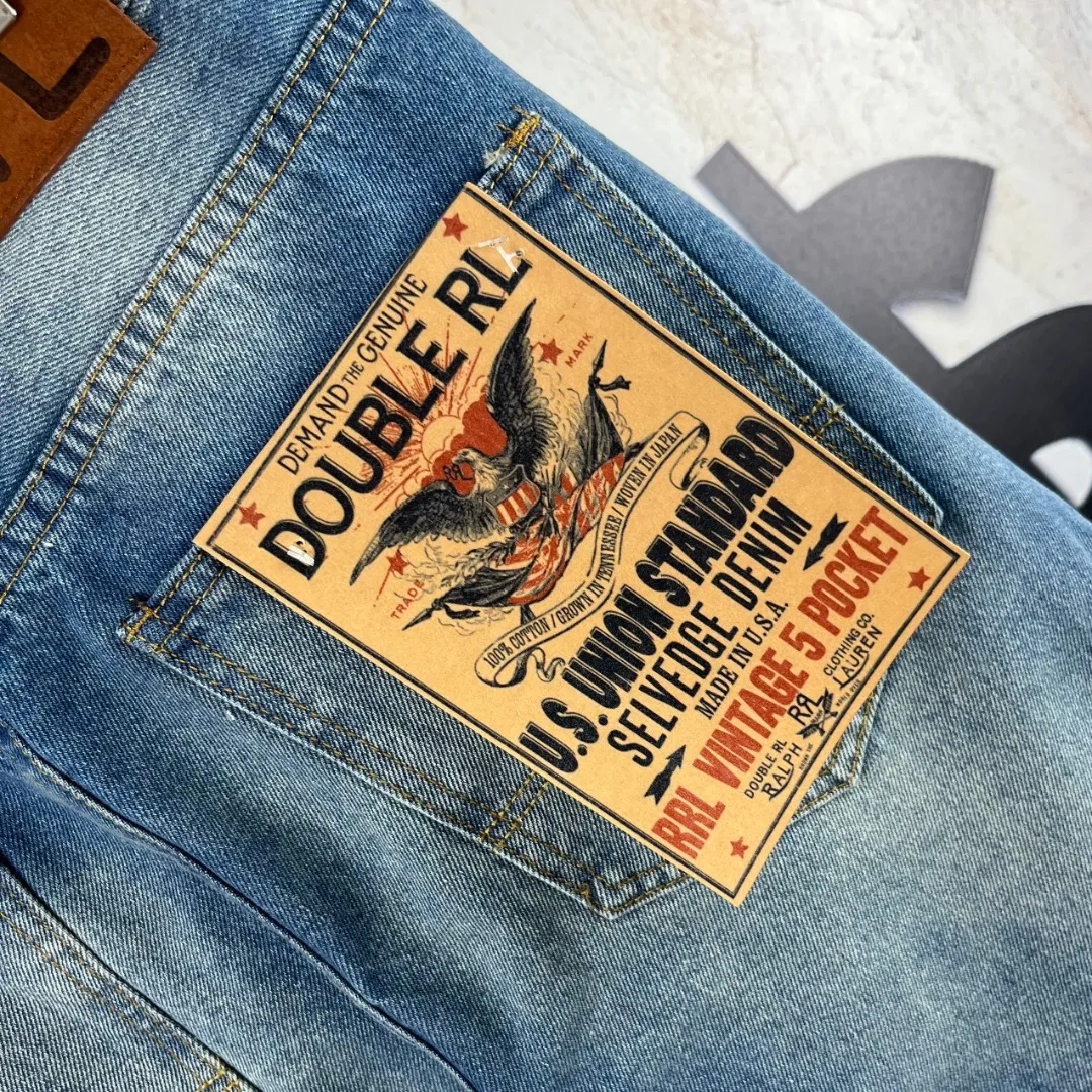 LF 117 🔘 𝐑𝐚𝐥𝐩𝐡𝐋𝐚𝐮𝐫𝐞𝐧 26SS Retro * Retro ，RRL 2026 ，Retro + ， ， Same Style Versatile 。 13.75oz ， ，100% ， 、 。 ， 、 ， Retro 。 Retro ， ， 。 ， ， ； ， ， 、 ， 。 ， 、 Breathable。 ， 、 、Authentic ， ， ， ， ！ Size：S M L XL（28.30.32.34） ：Blue